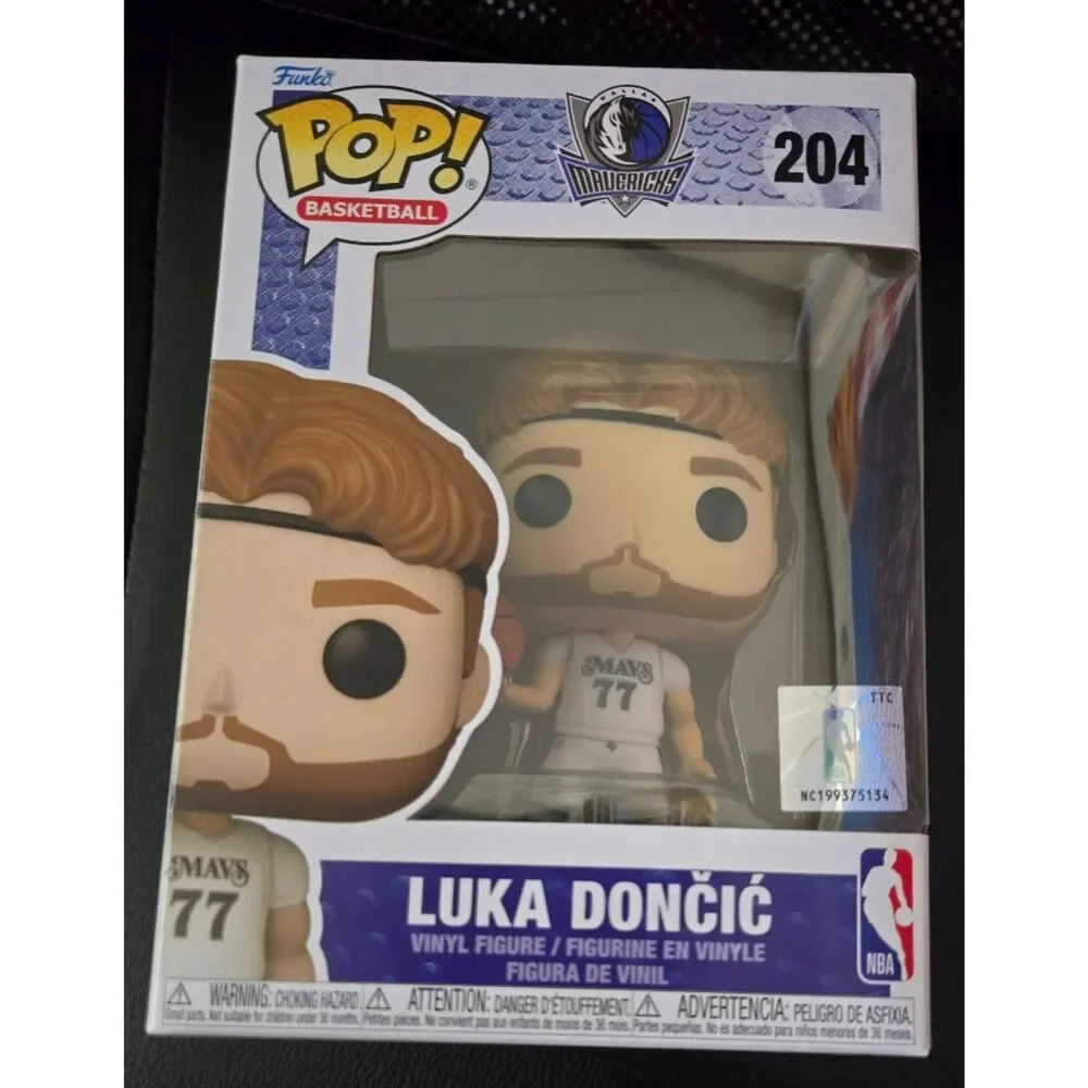 NBA Funko Pop! Luka Dončić (2024 City Edition Uniform) #204 - Picture 2 of 3